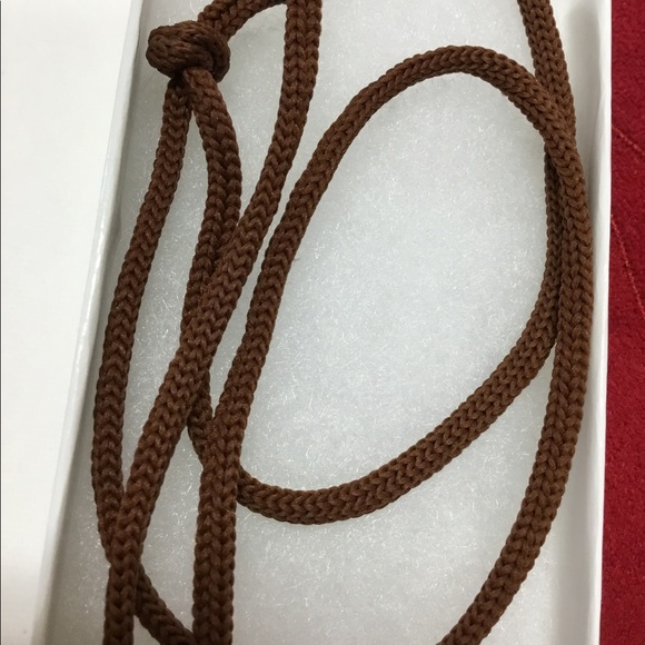 Handmade Old Nickel set in Wood Necklace - Picture 4 of 5